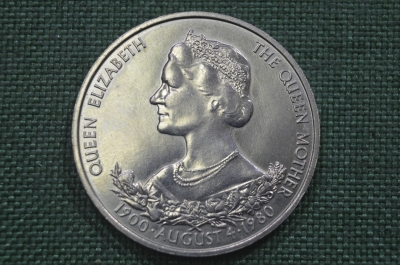 Гернси 25 пенсов "80 лет королеве-матери", 1980