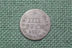 4 пфеннинга 1792, Германия, Брюнсвик-Лунебург-Каленберг-Ганновер, состояние