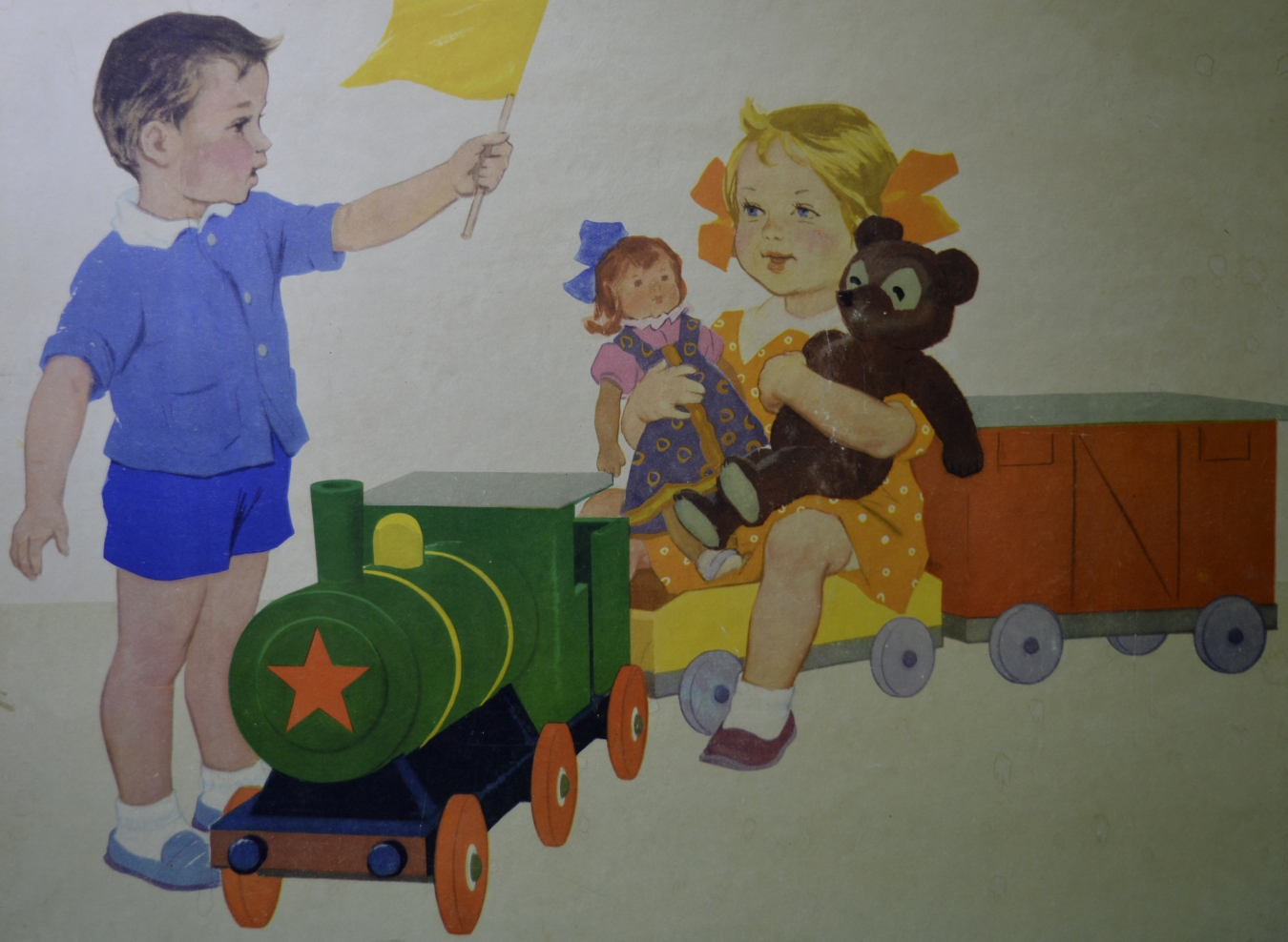 Рассматривание картин 1 младшая группа. Картины для рассматривания в детском саду. Плакаты СССР детский сад. Паровоз плакат для детского сада. Сюжетная картина играем в поезд.