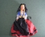 Кукла "Девушка с косами", целлулоид. Винтаж. Франция. Вторая половина XX века. 
