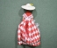 Кукла "Девушка в шляпе", целлулоид. Винтаж. Франция. Вторая половина XX века. 