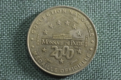 Настольная медаль (Туристический жетон) Франция Париж Монмартр, 2000 год.