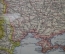 Карта, дореволюционная Россия (Европейская часть). Оригинал, в стеклянной раме.