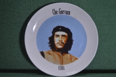 Фарфоровая тарелка с изображением Эрнесто Че Гевара. "El morro Cuba". Куба.
