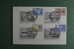 Почтовая карточка, коллекционная 14 октября 1971 года. Копенгаген, Дания. Спорт.