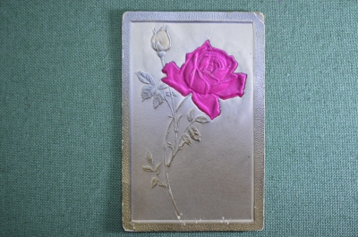 Почтовая открытка , "Роза". Италия. Первая половина 20 века.