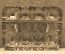 Пепельница цветное коричневое стекло, клеймо ГХЗ, СССР.