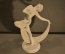 Фарфоровая статуэтка "Танец с лентами", "Обнаженная". Мануфактура Hertwig & Co, Katzhutte. Германия.