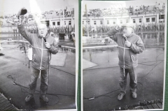Фотографии актера, Евгений Моргунов, выступление на стадионе "Торпедо", город Владимир. 1989 г.
