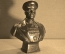 Маршал Жуков Георгий Константинович. Бюст, черный. Искусственный мрамор. 22 см.