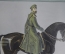 Литография Николай II из серии «Императоры Российской империи на своих любимых лошадях», Родионов