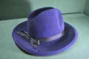 Шляпа женская винтажная фетровая. Объединение 