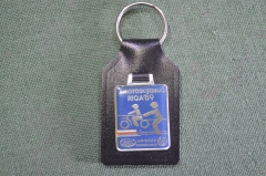 Брелок для ключей "Motokov Мотоков Рига 1989 Скийоринг Jawa ЯВА". Мотоцикл. Мотоспорт. СССР.