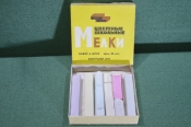 Мелки школьные цветные. Набор 6 шт. в коробке. СССР. Мелки школьные цветные. Набор 6 шт. в коробке. СССР.